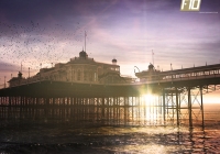 Virtual Sunset over the West Pier