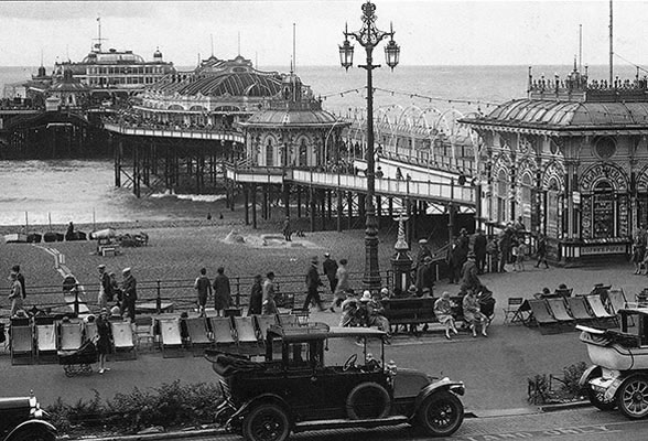 The West Pier in its heyday The West Pier in its heyday