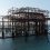 Soaring over the West Pier: Drone Filming West Pier Ruins – 1st February 2024